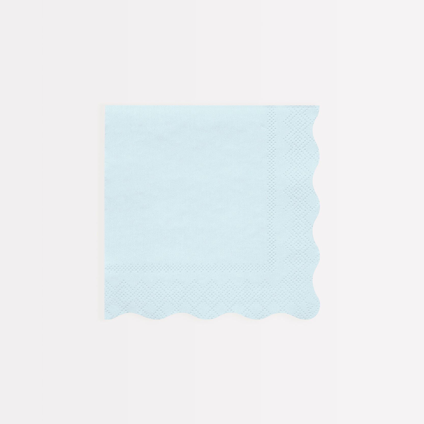 Four Ladurée Paris Assorted Napkins with scalloped borders from Meri Meri.