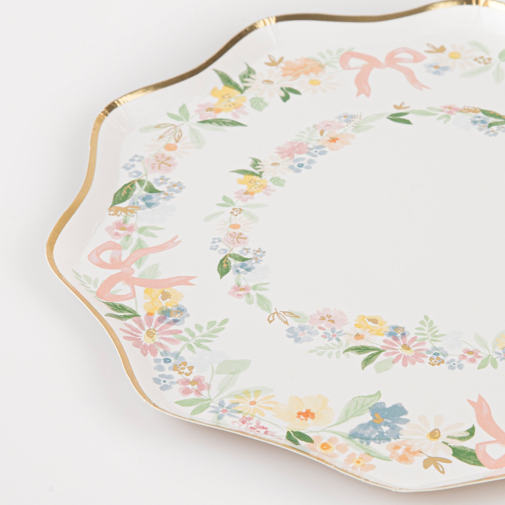 Elegant Floral Plates