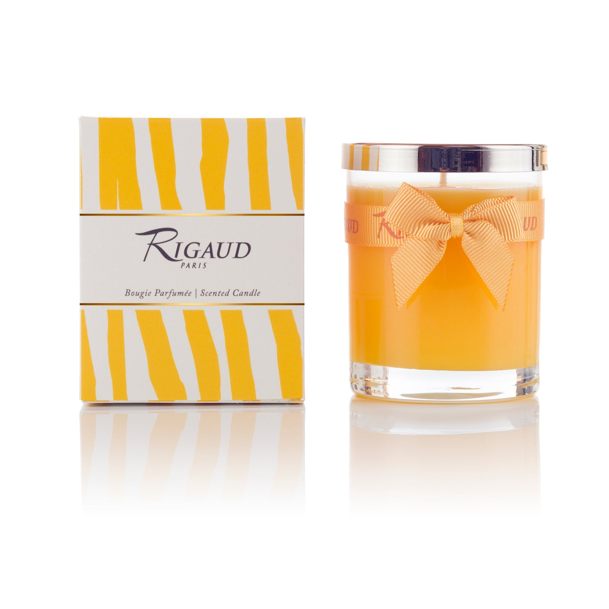 Small Rigaud Tournesol candle and box.