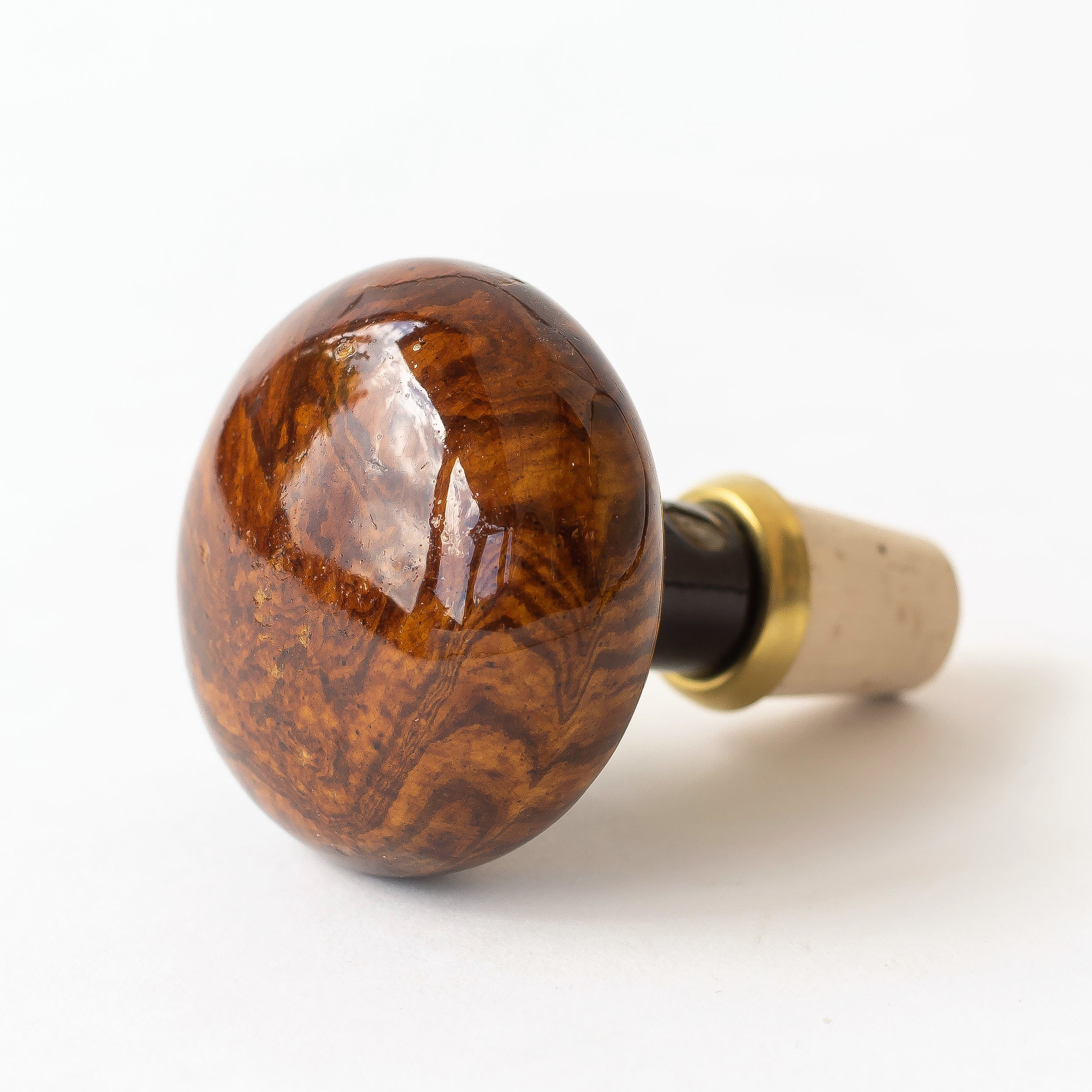 Brown Porcelain Knobstopper