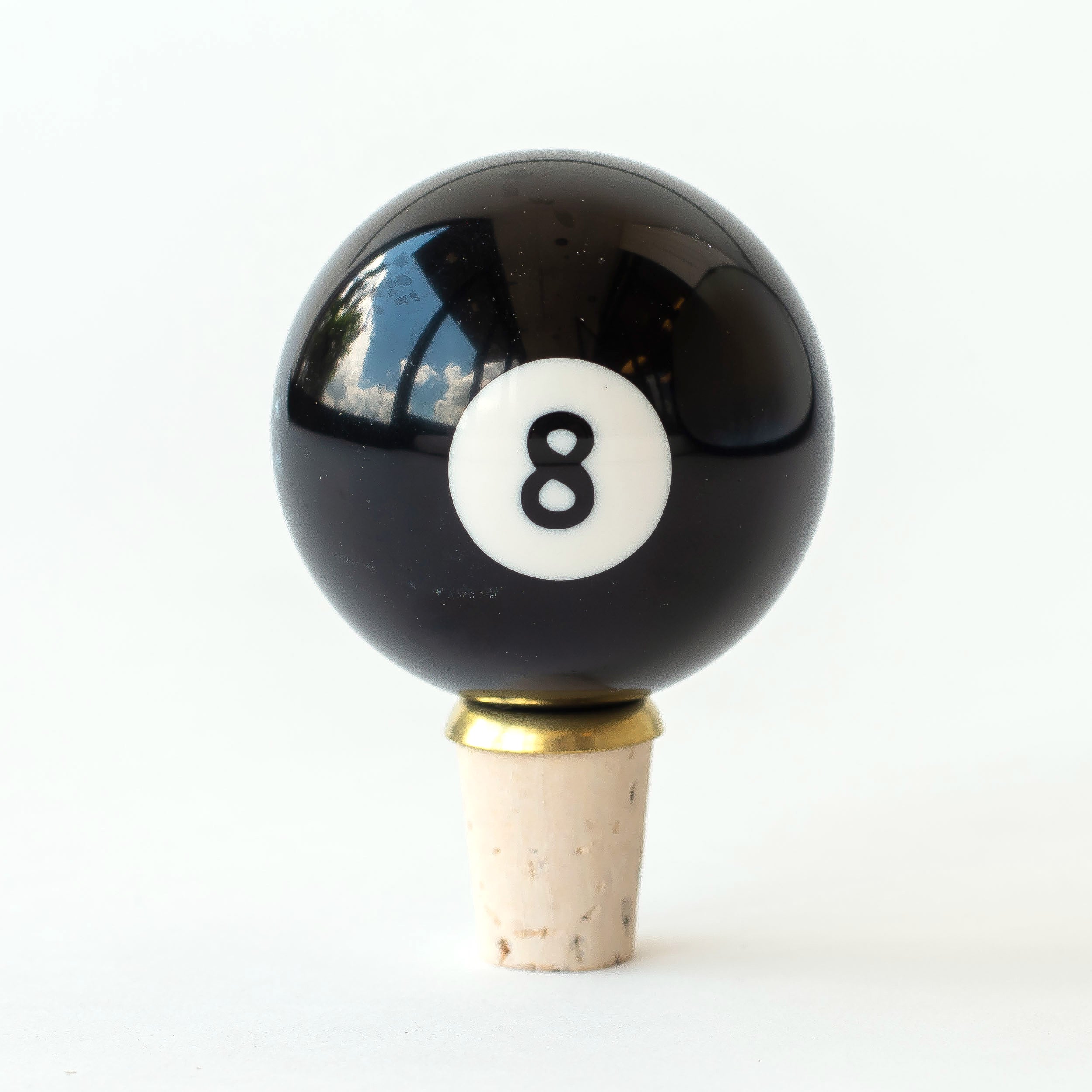 Vintage Pool Ball Knobstopper wine stopper by Hester & Cook.