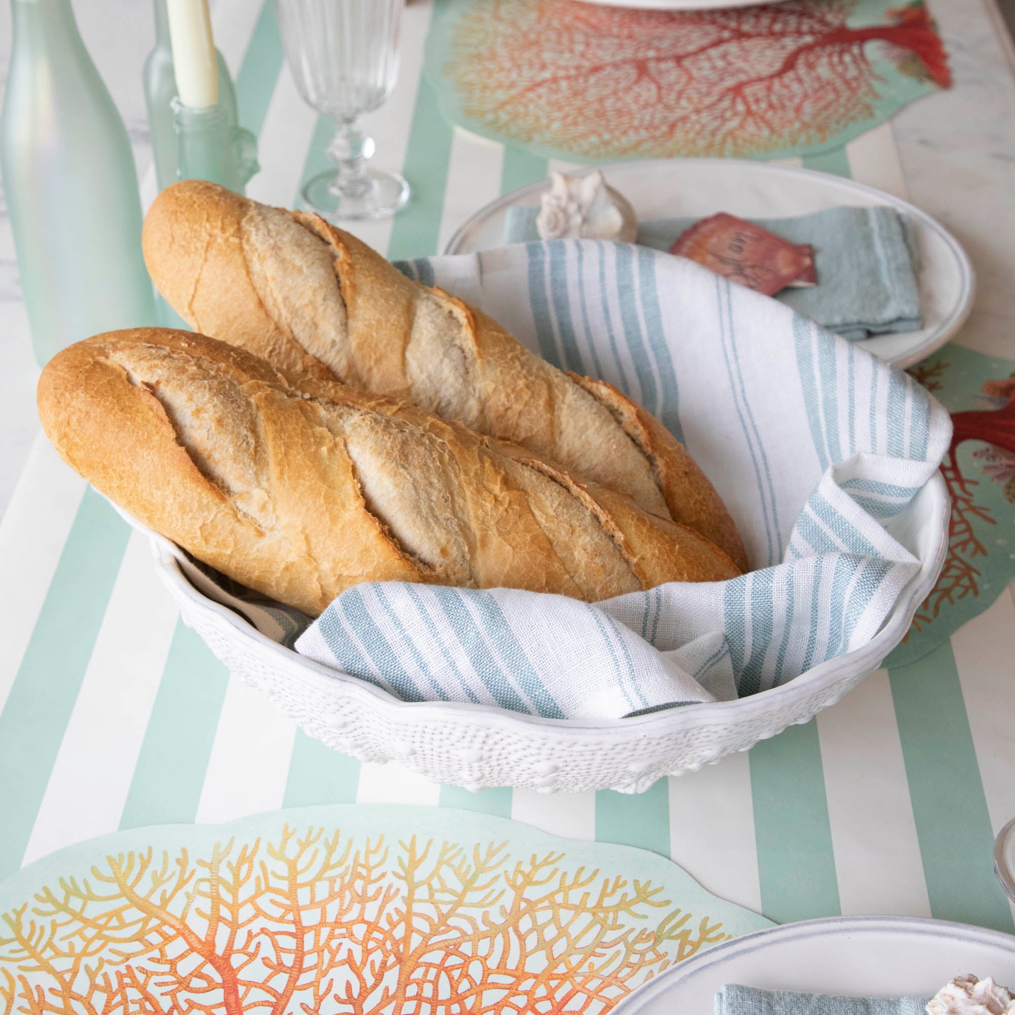 Italian Aquatic Serving Pieces