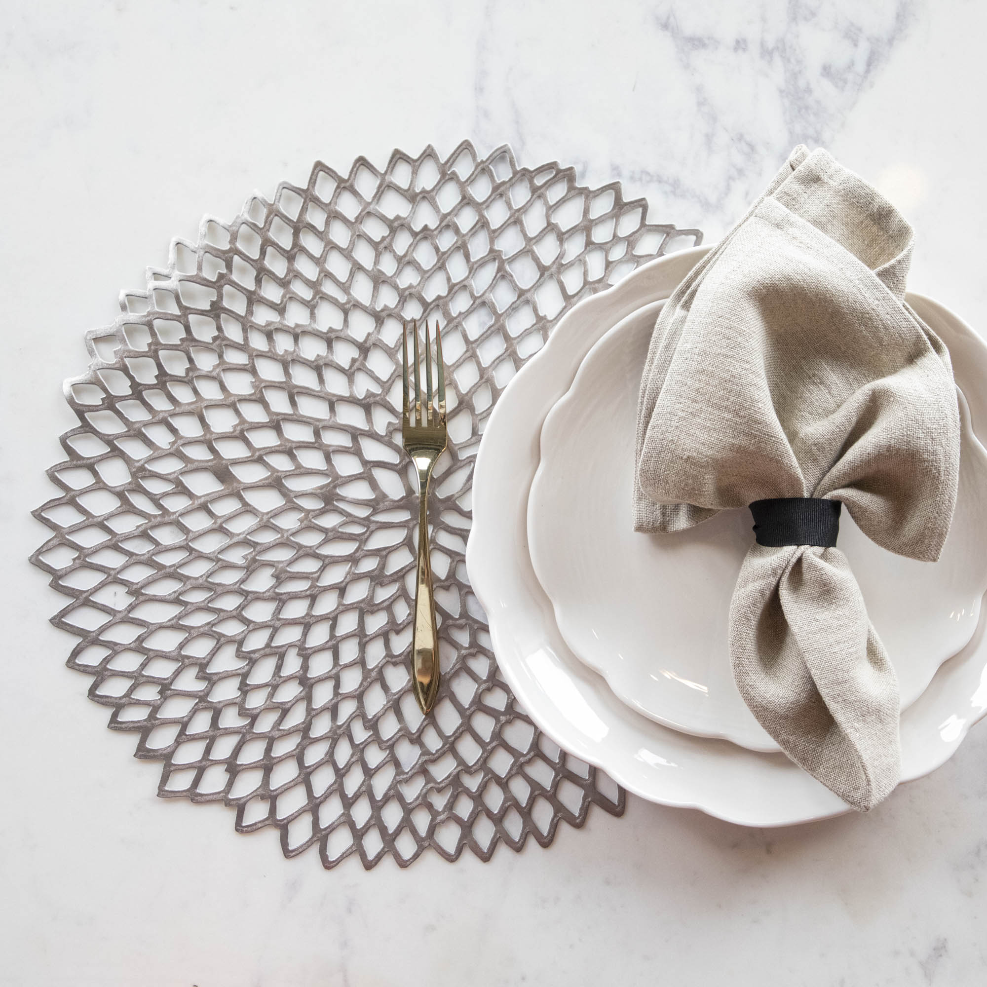 Pressed Dahlia Placemat