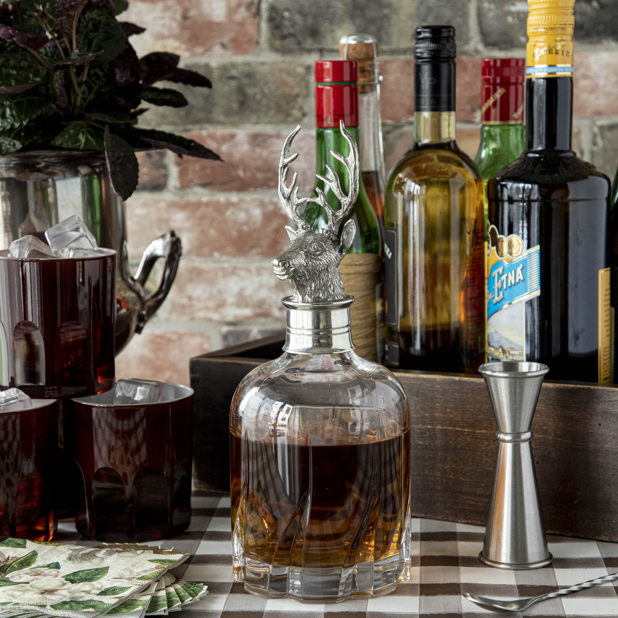 Whisky/Spirit Decanter, Stag