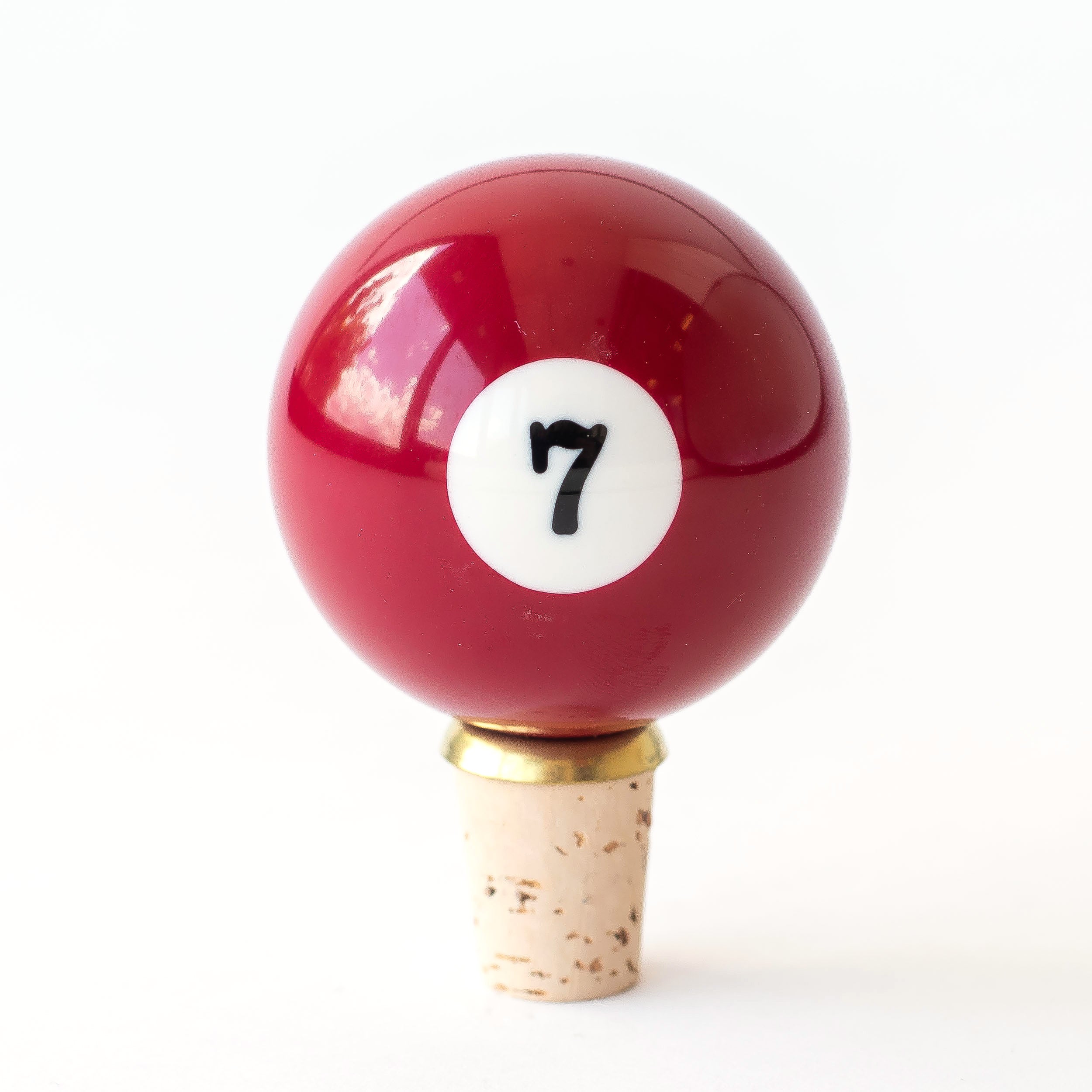 Vintage Pool Ball Knobstopper wine stopper by Hester & Cook.