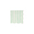 Green and white striped, eco-friendly fabric swatch with a scalloped edge, like the Meri Meri Mint Stripe Napkin.