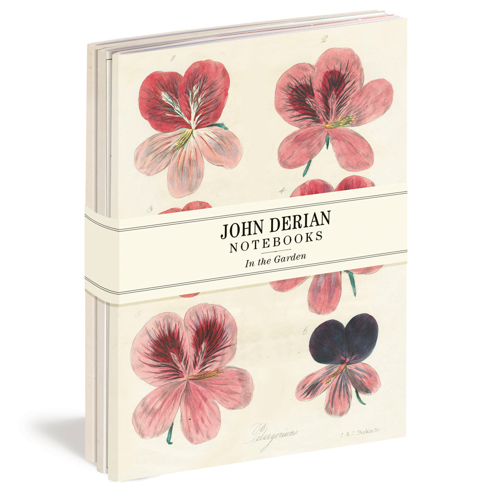 John Derian: In the Garden Notebooks, Set of 3