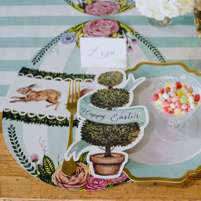 An Easter table setting with Hester & Cook&
