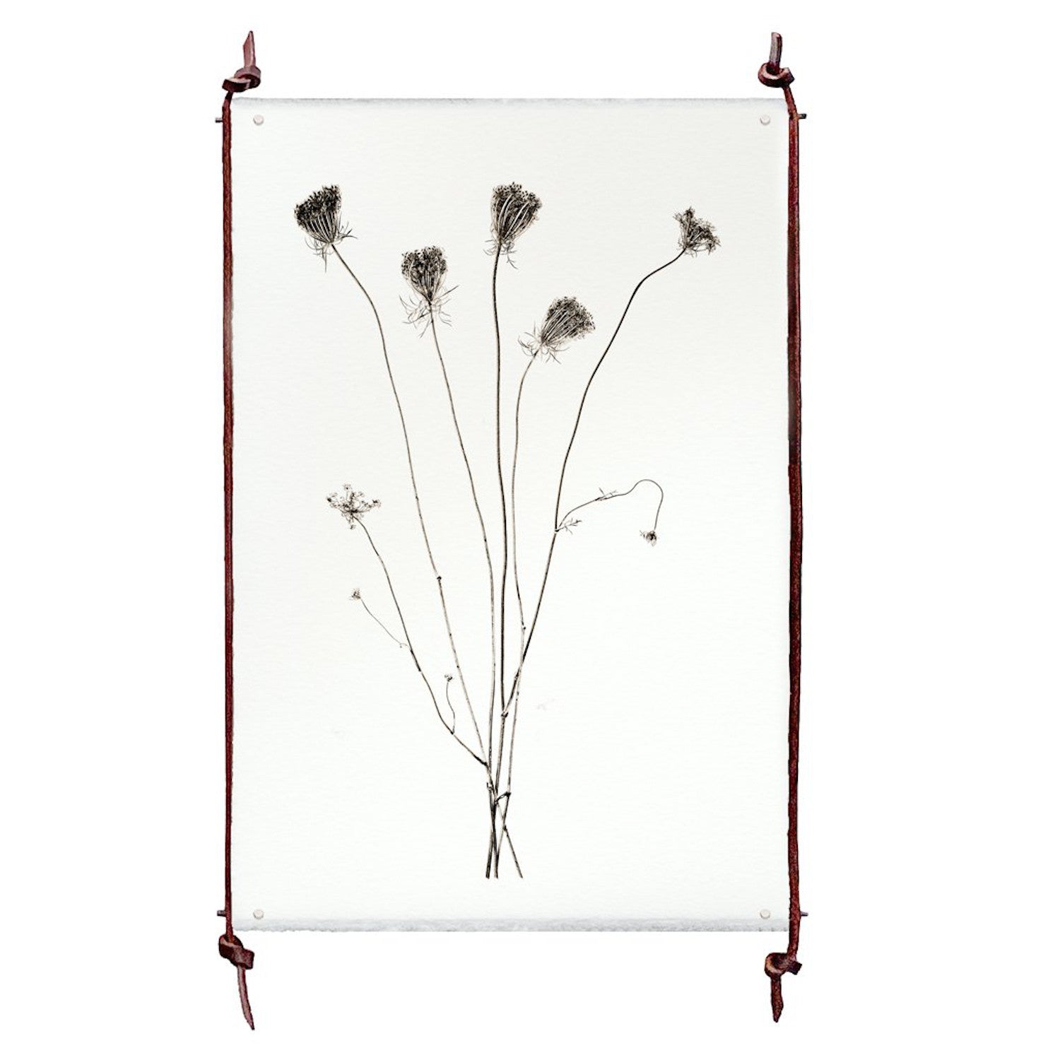 Single Grand Format Leather & Steel Hanger