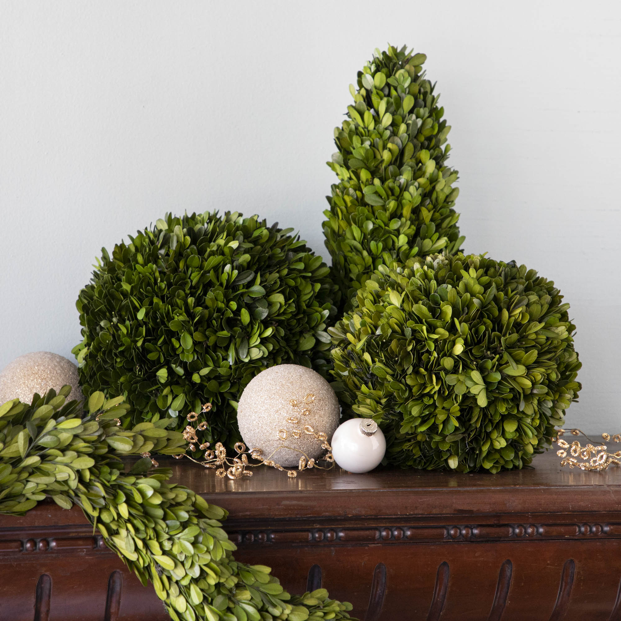 Preserved Boxwood Balls
