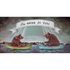 A whimsical illustration of two brown bears sitting in their own canoes on a vast lake, facing each other under stormy skies. Above them is a white banner that reads "I&