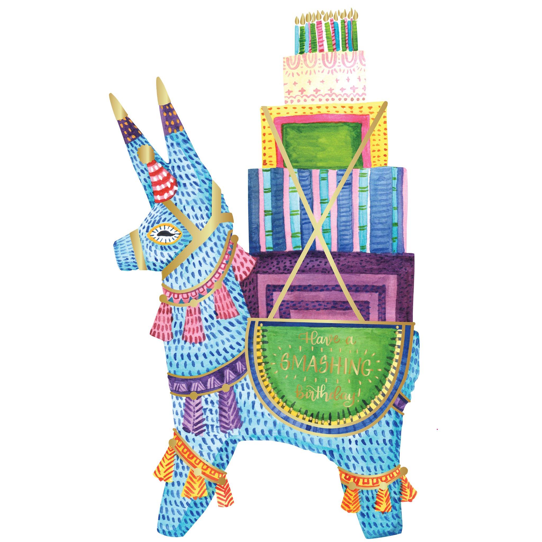 Smashing Birthday Grand Flat Note