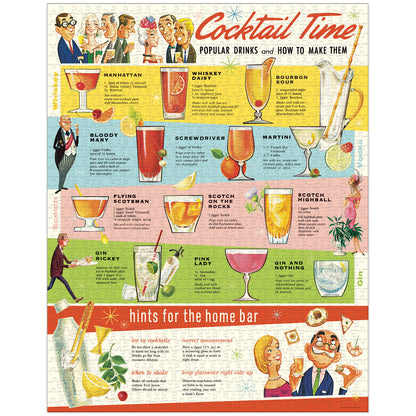 Celestial Cocktails Puzzle time with vintage illustrations by Cavallini Papers &amp; Co.