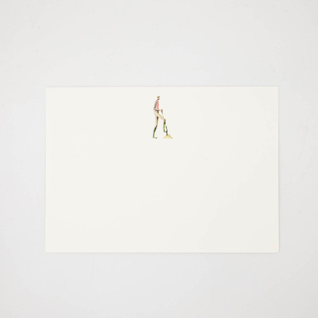 Illustration of a woman walking among a row of Hester &amp; Cook&