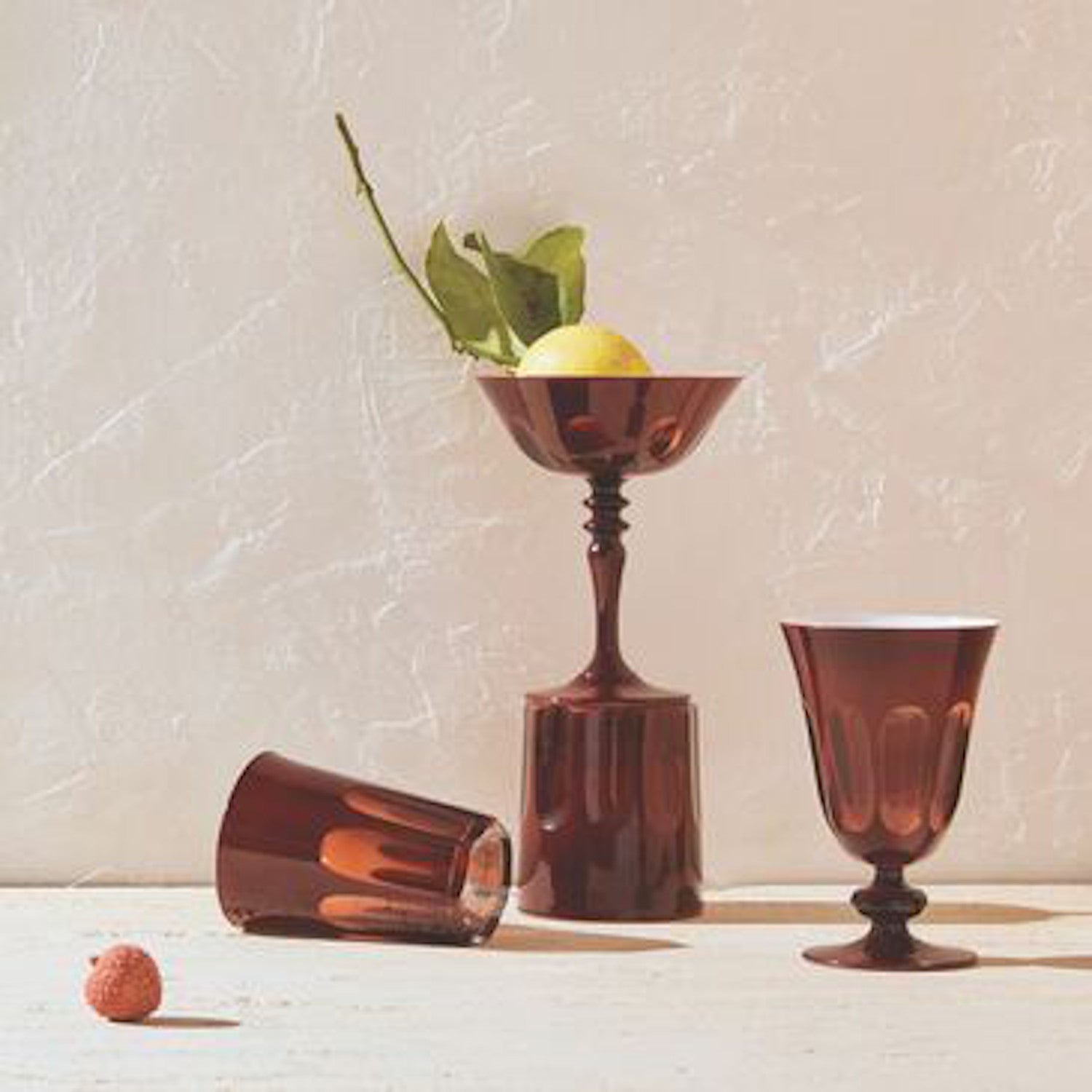 Rialto Oxblood Glasses