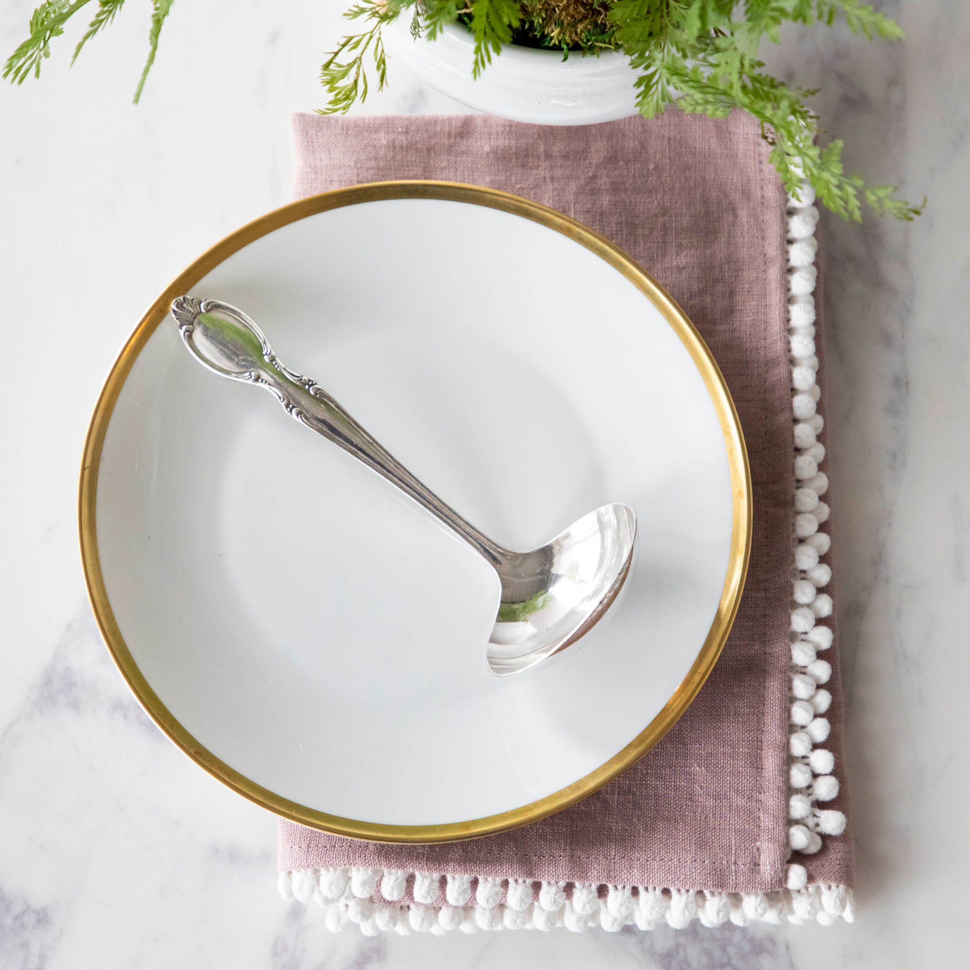 Vintage Silver-Plate Small Gravy Ladle