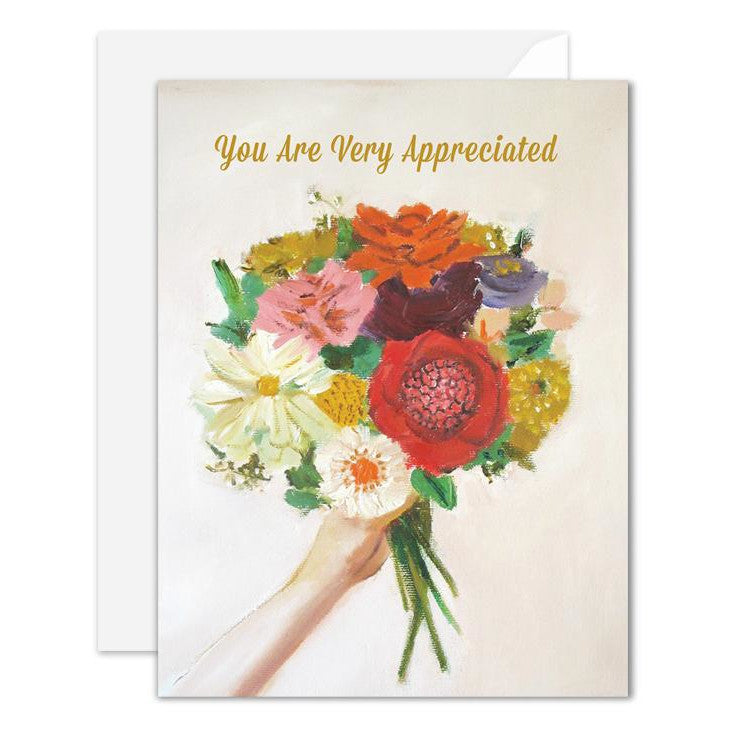 You are very appreciated Janet Hill artwork greeting card.