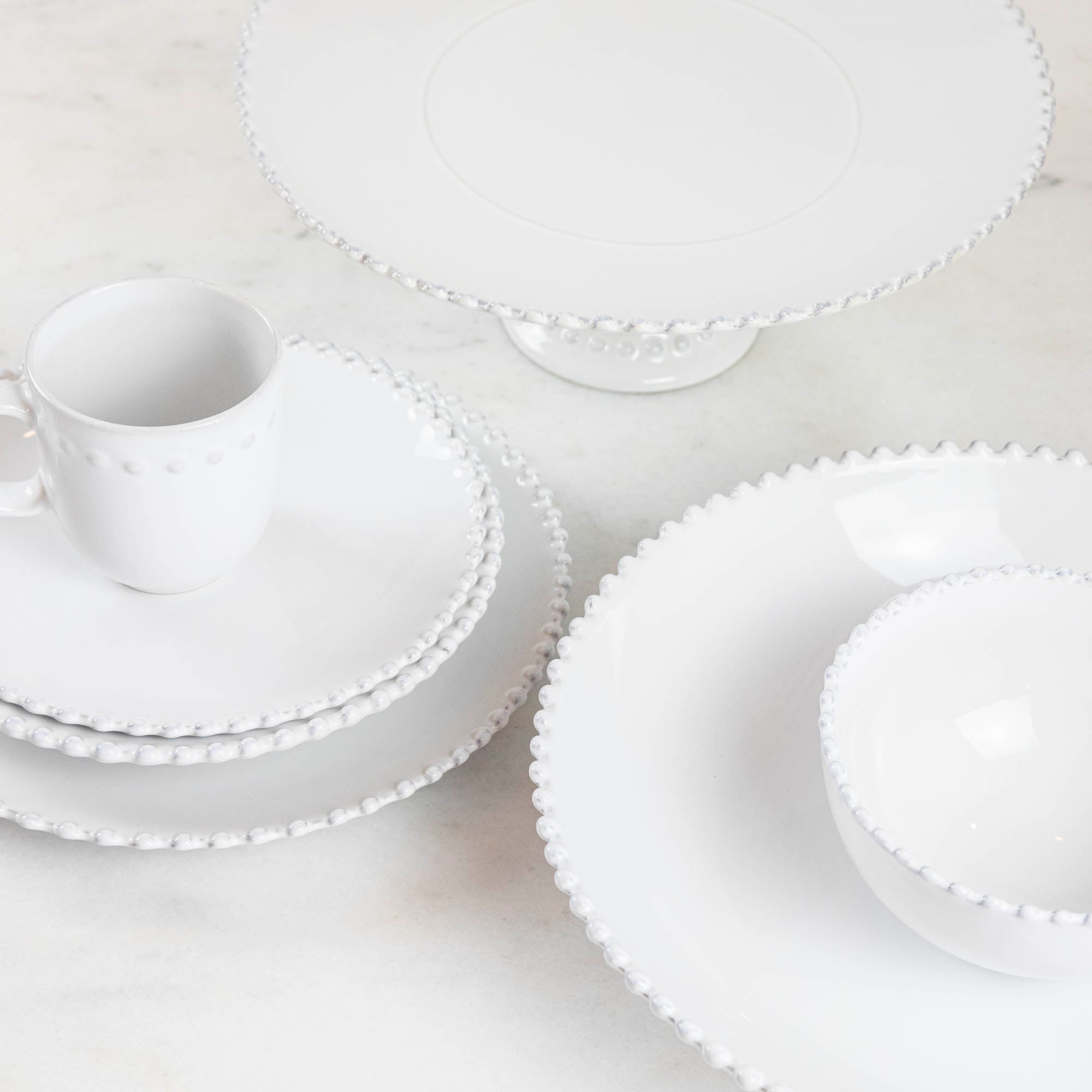 Pearl White Dinnerware