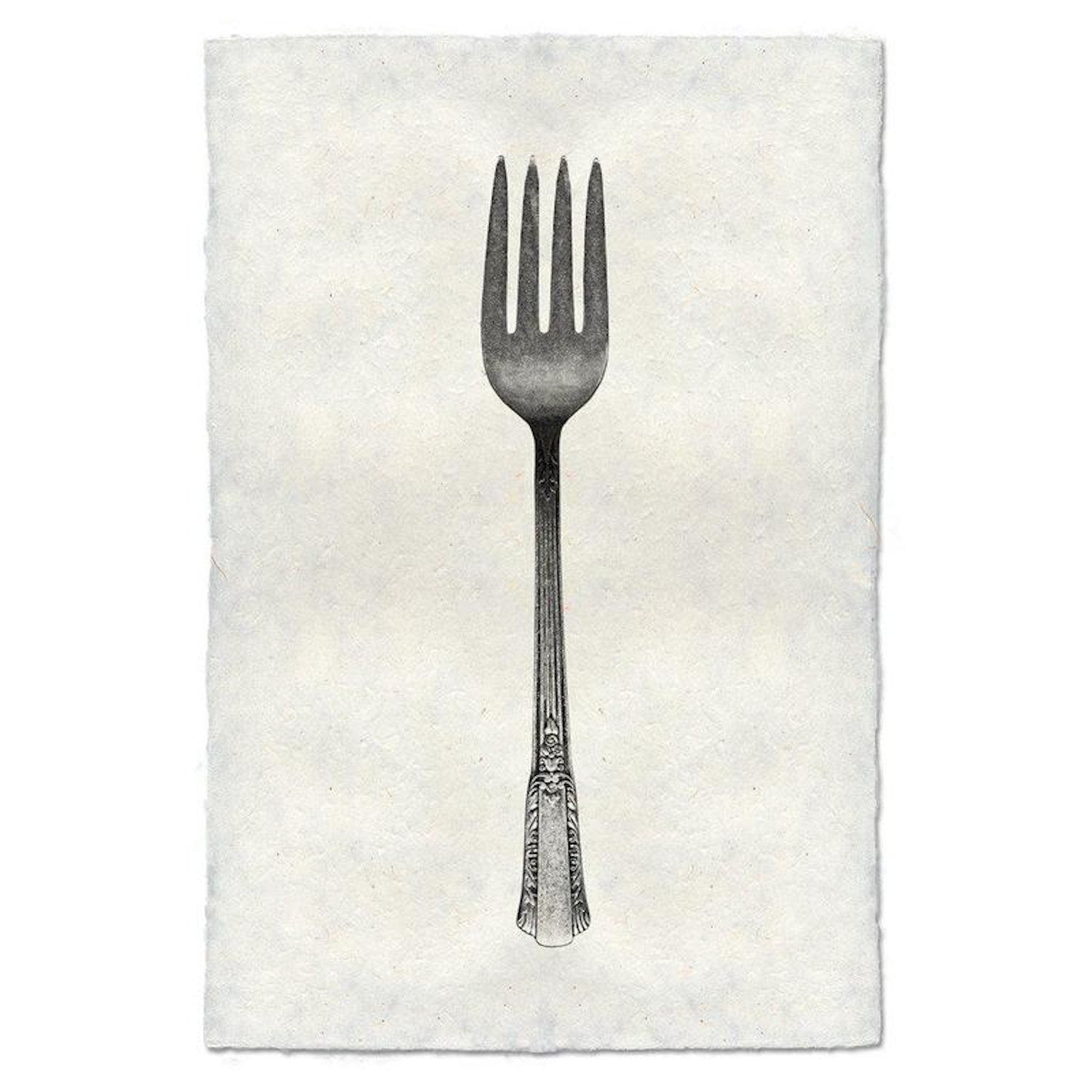 Vintage Fork Art Print