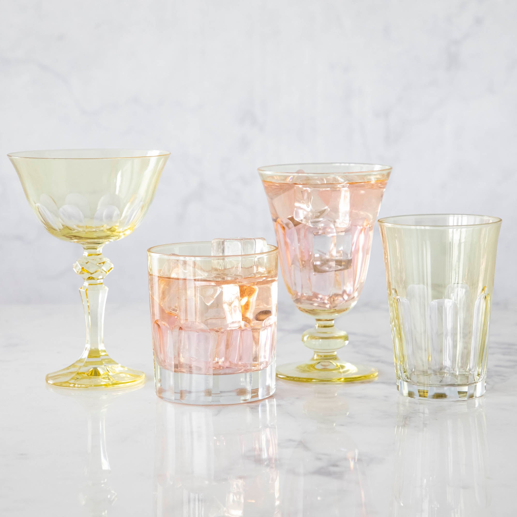 Rialto Limoncello (Light Yellow) Glasses