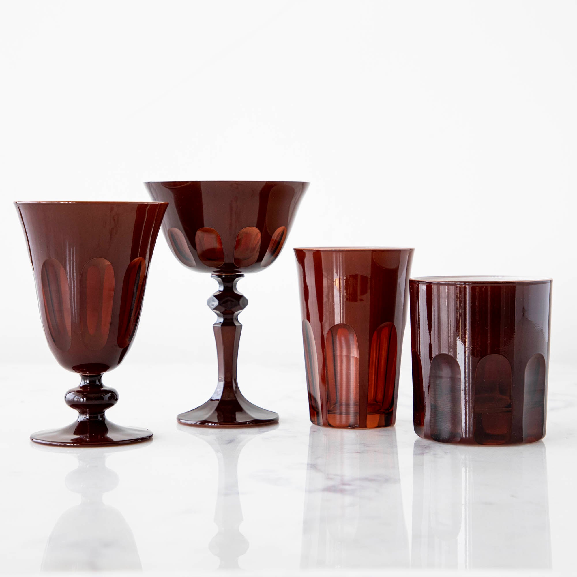 Rialto Oxblood Glasses