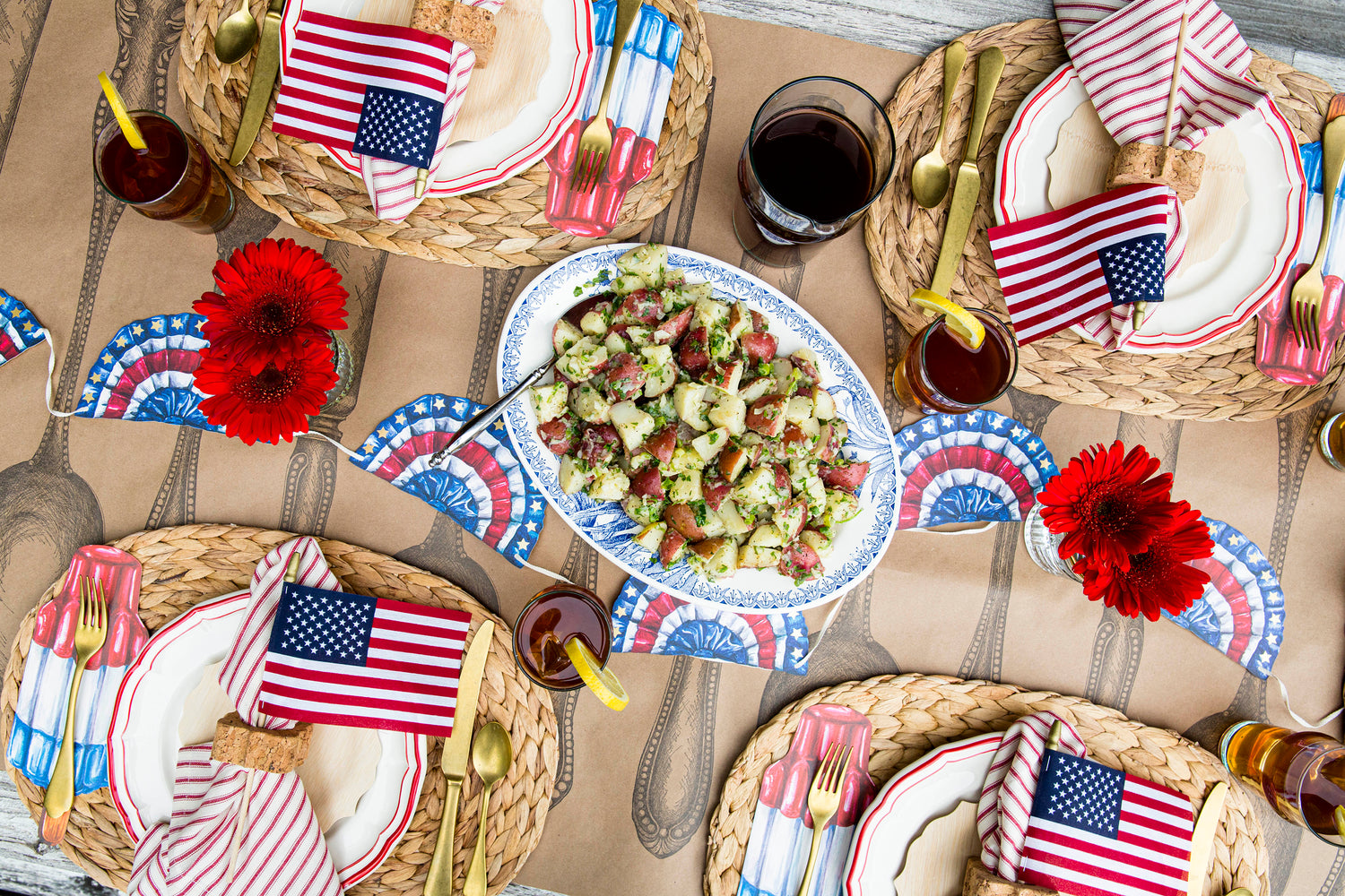 Red, White & BBQ: Styling Your Table For Summertime Occasions