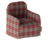 Maileg Red Check Chair