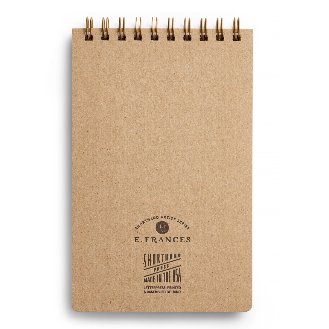Kraft paper notebook with &