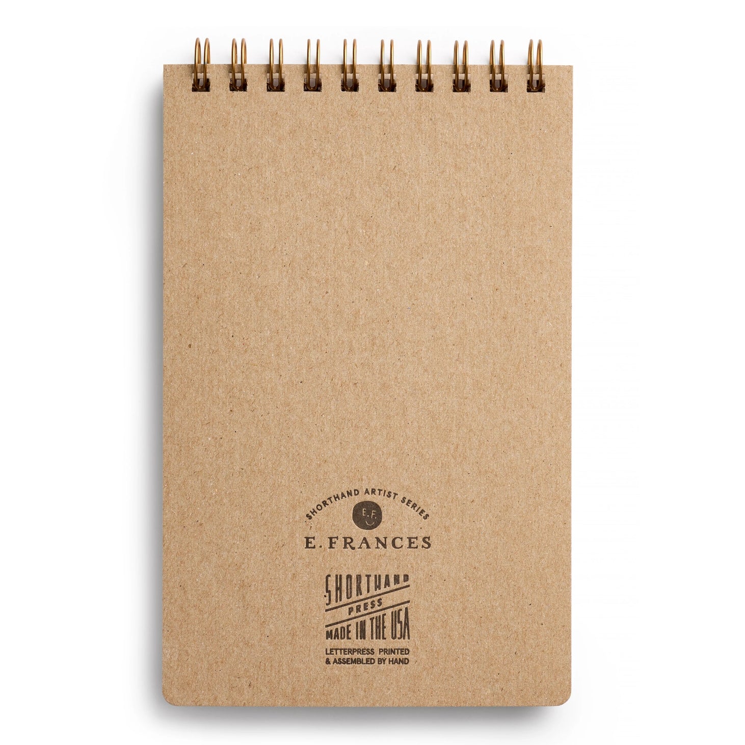Kraft paper notebook with &
