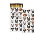 Decorative box of matches with illustrations of various dogs on it. 