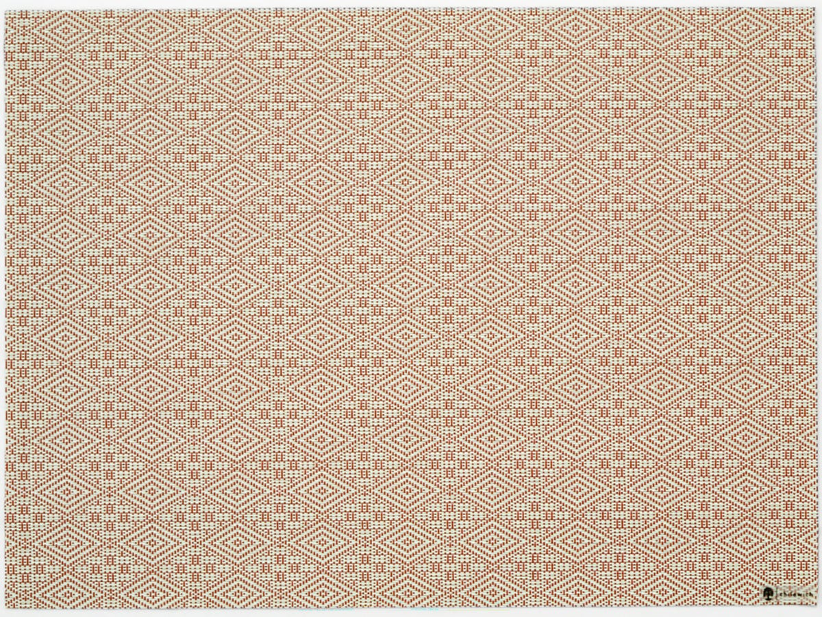 Burnt Coral Boxwood Rectangle Placemat