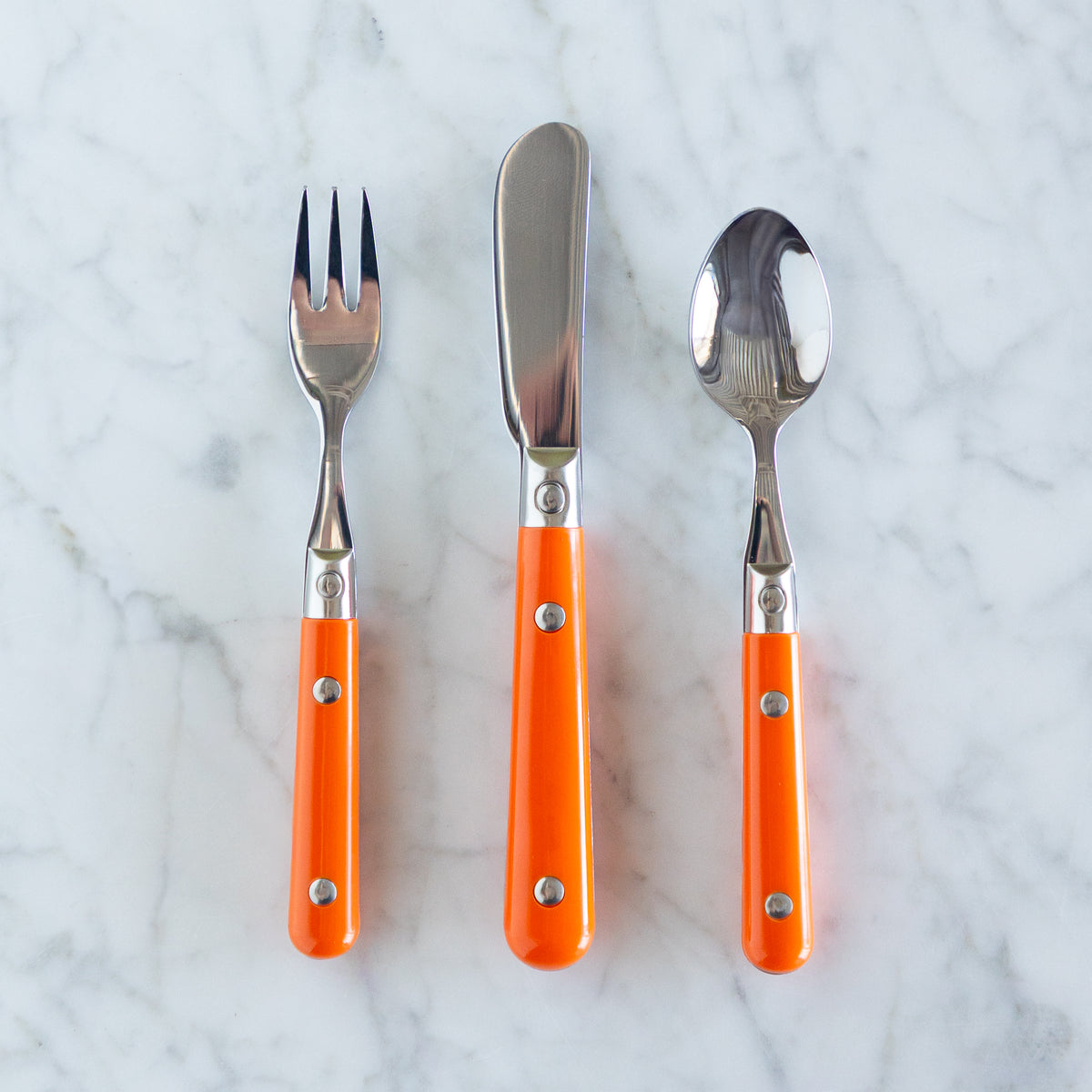 LePrix Mini Cutlery in Persimmon