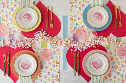 Die-cut Red Heart Placemat