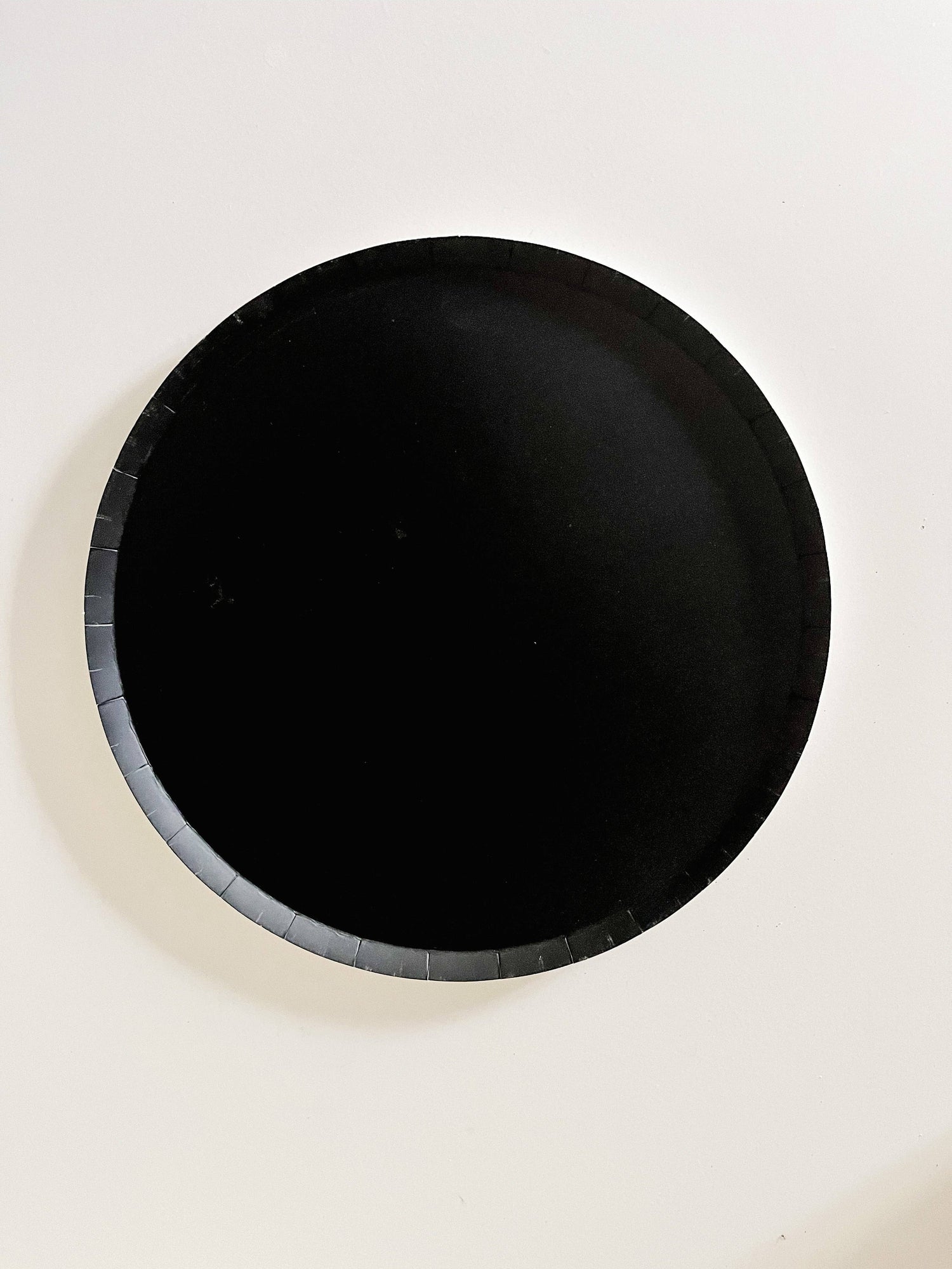 Classic Black Paper Plate