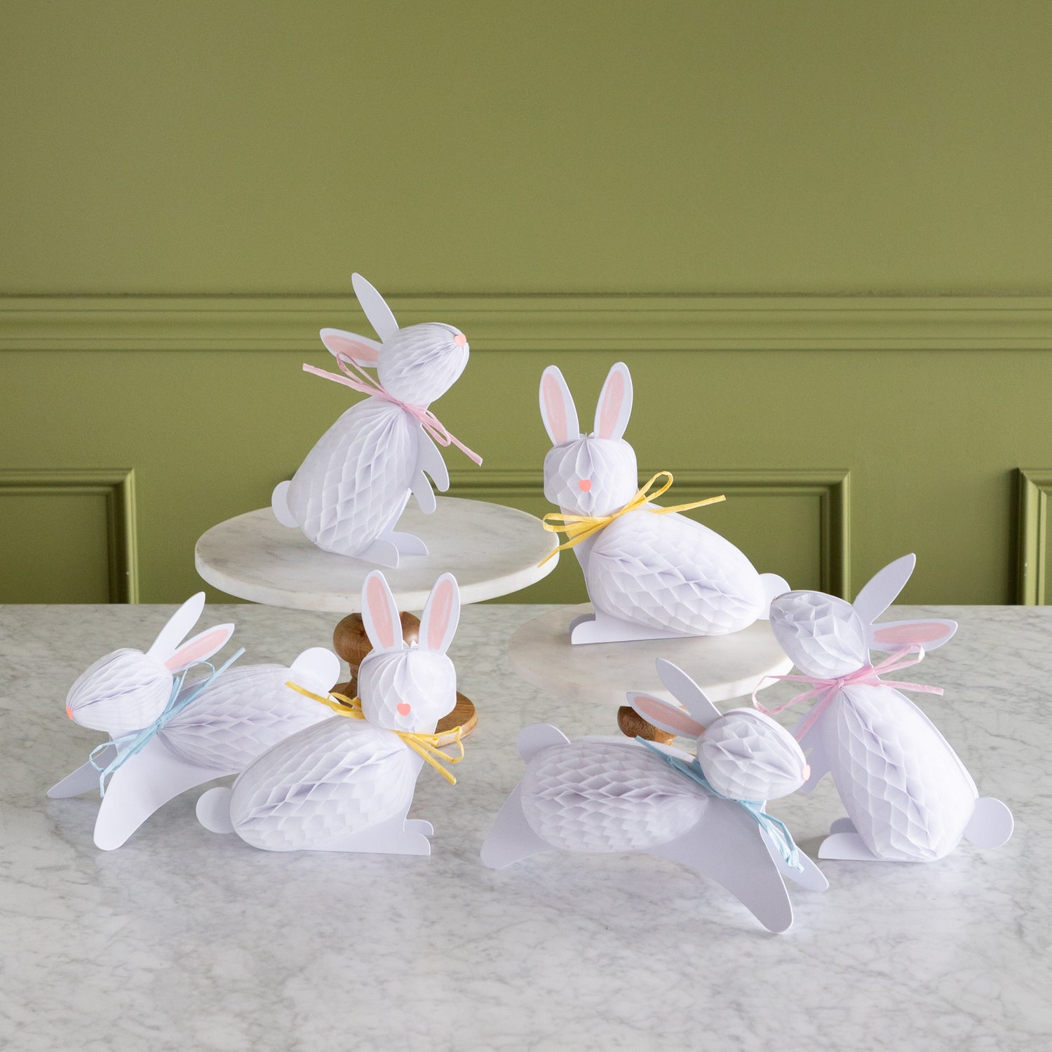 Bunny Honeycomb Decorations