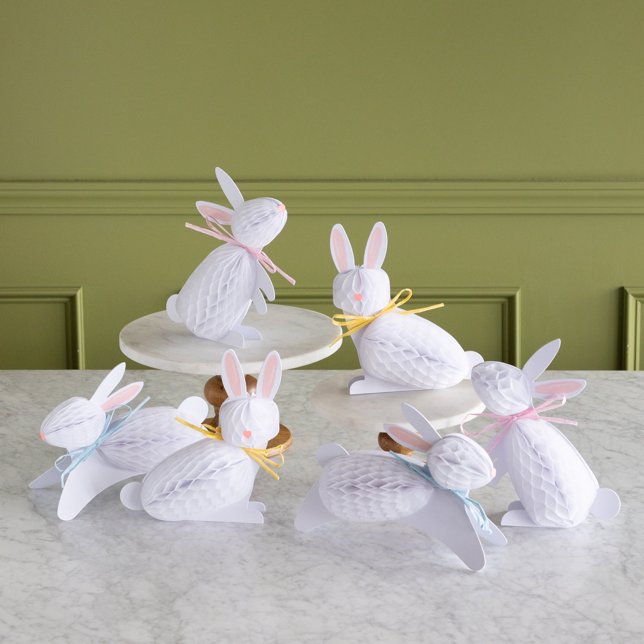 Bunny Honeycomb Decorations