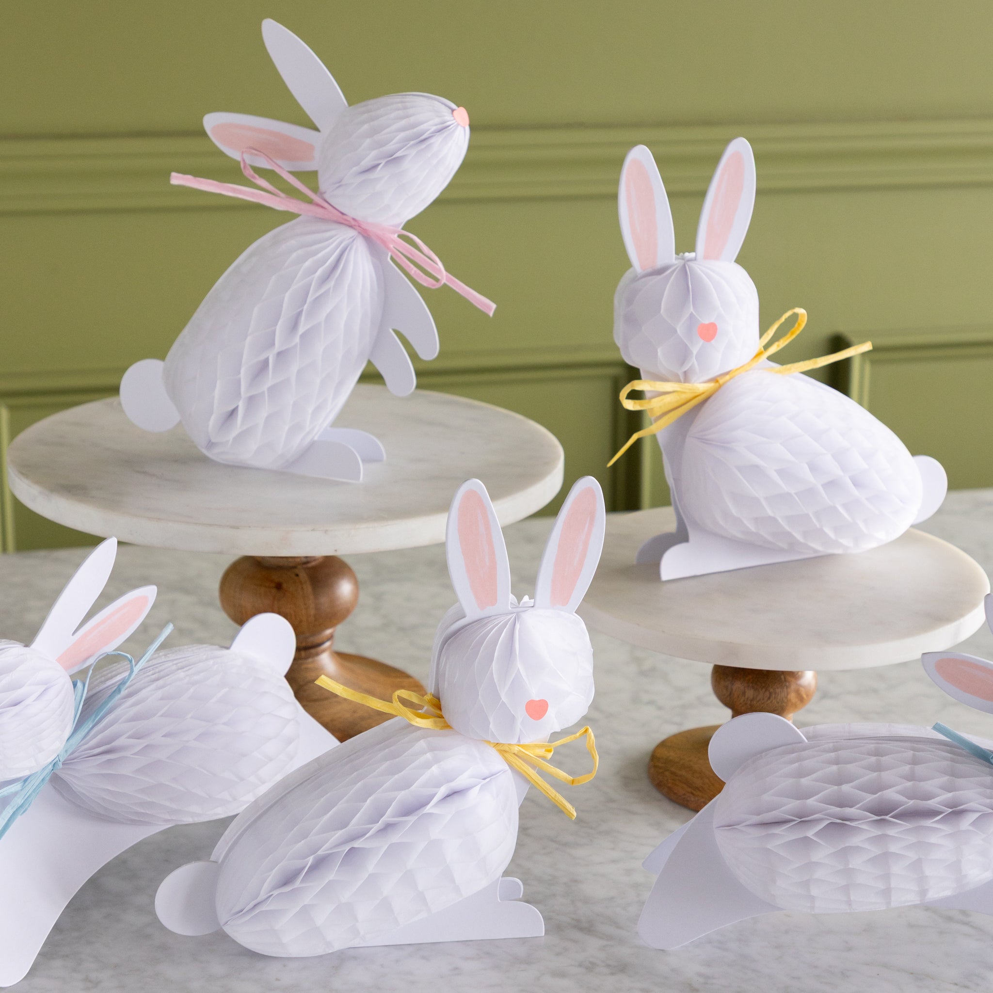 Bunny Honeycomb Decorations