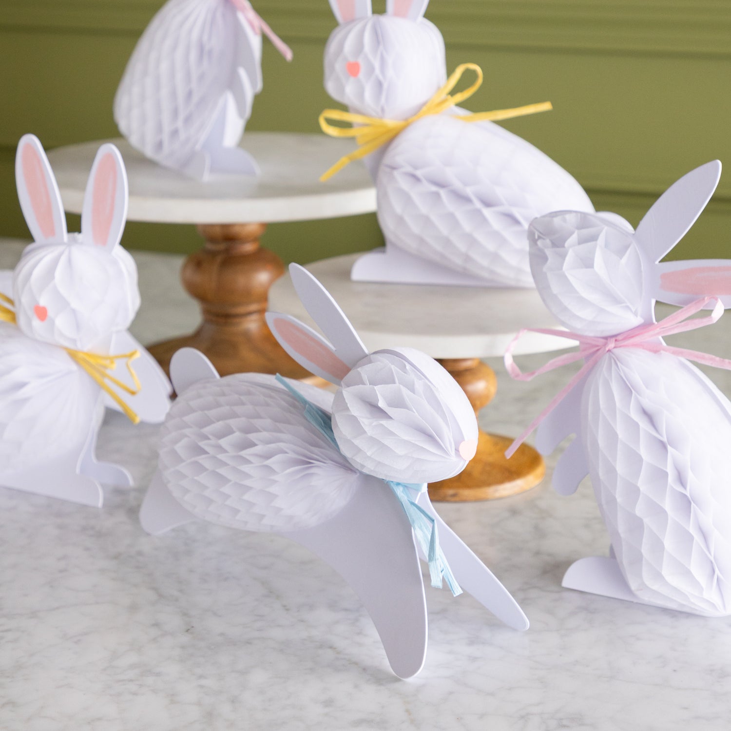 Bunny Honeycomb Decorations