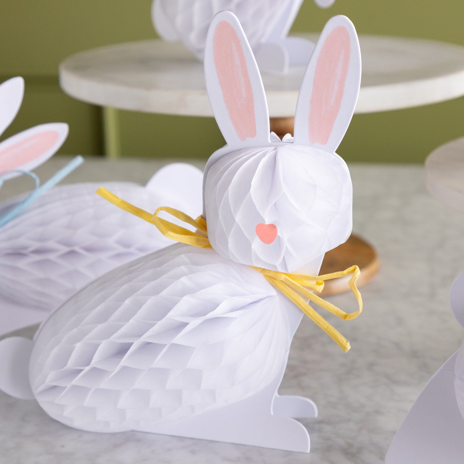 Bunny Honeycomb Decorations