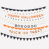 Halloween-themed banner with &