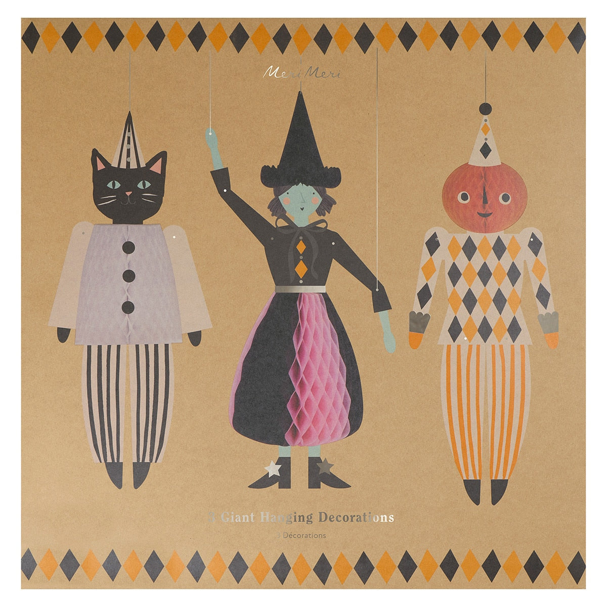 Packaging for the Halloween Hanging Decorations. 