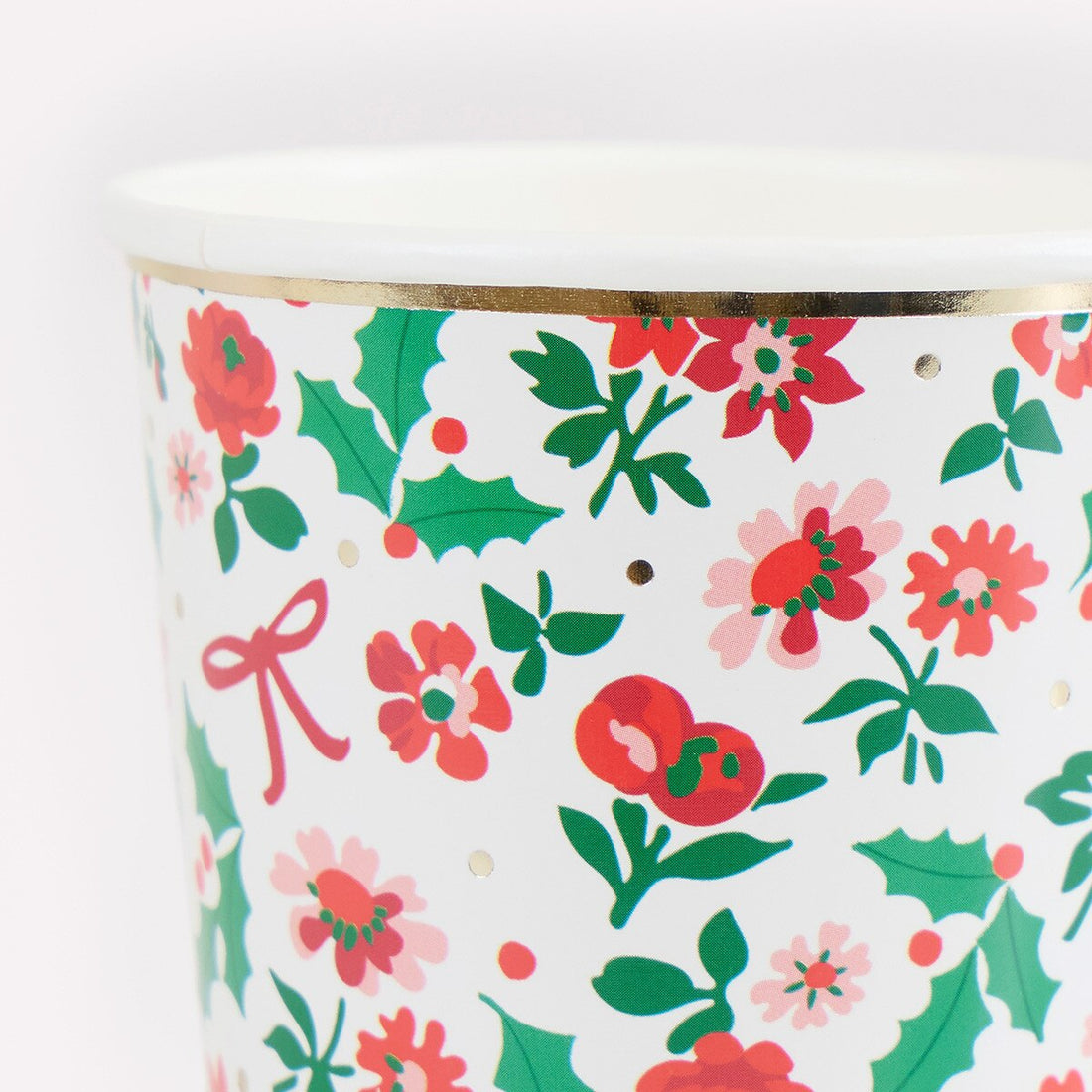 Holly Ditsy Cups