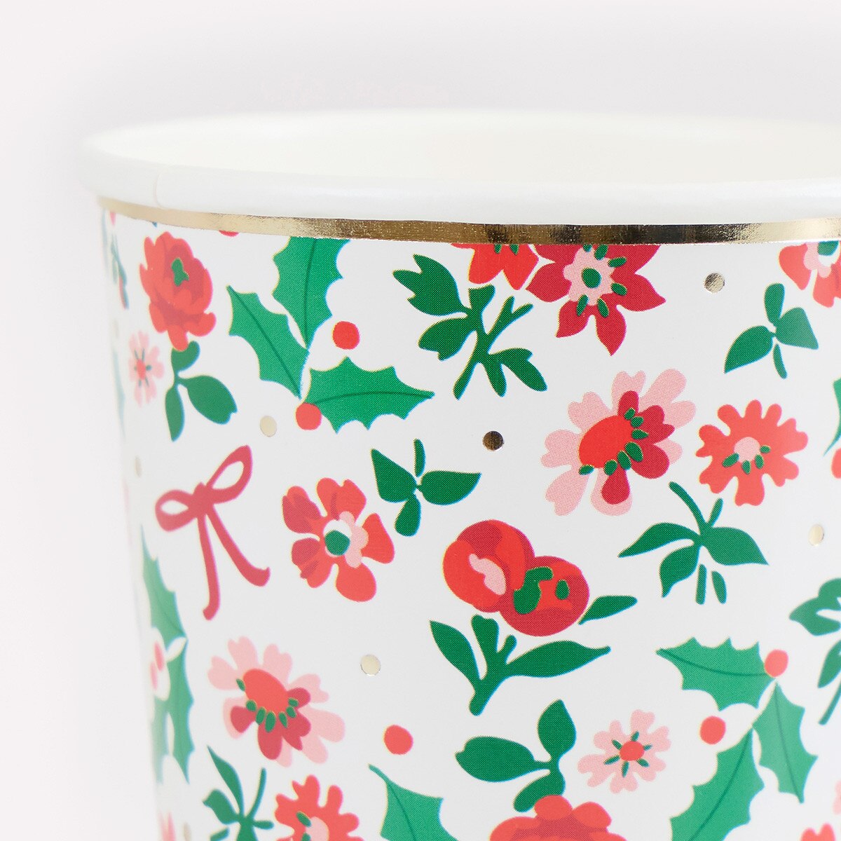 Holly Ditsy Cups