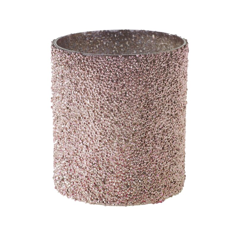 A Pink Shimmer Votive.