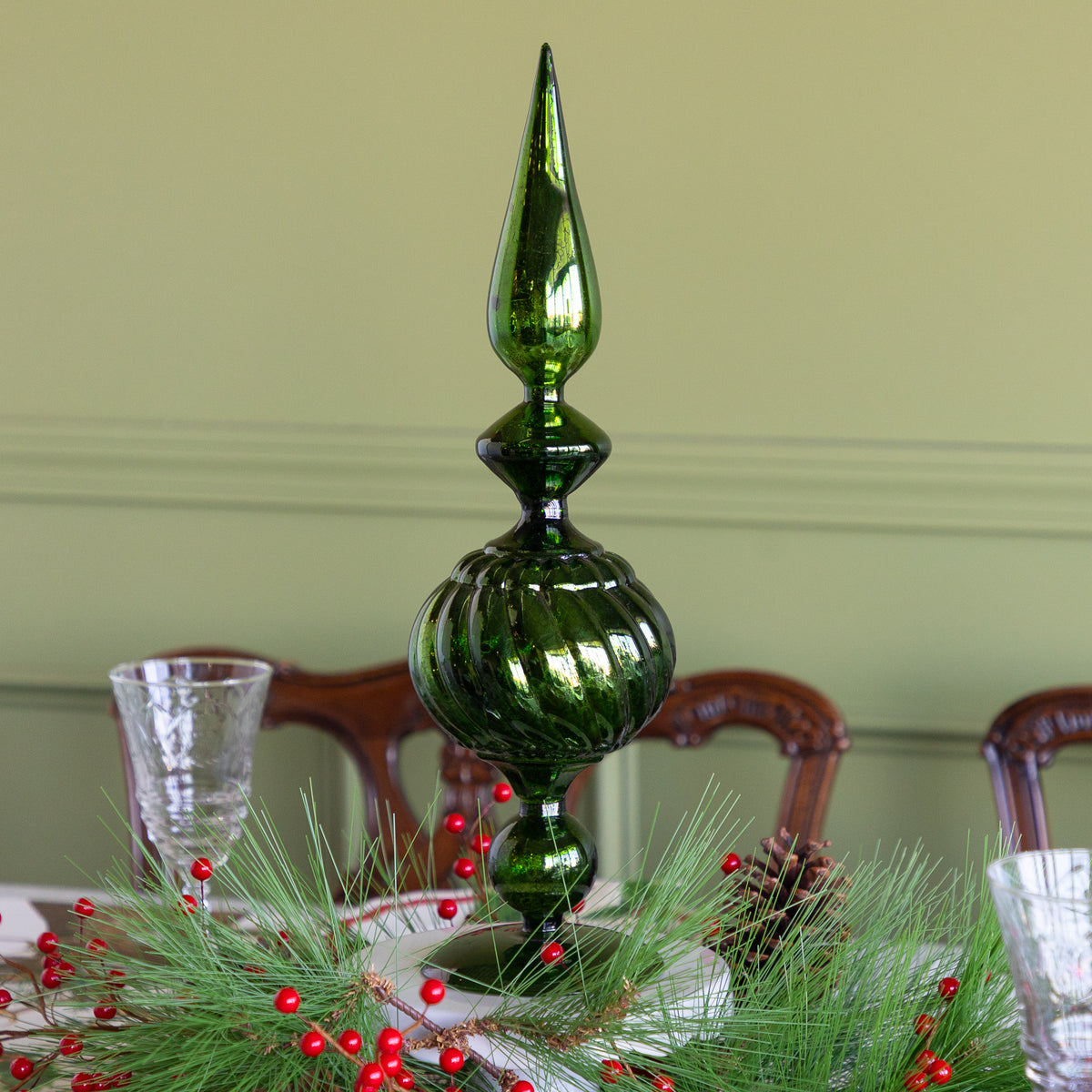 Glass Finial