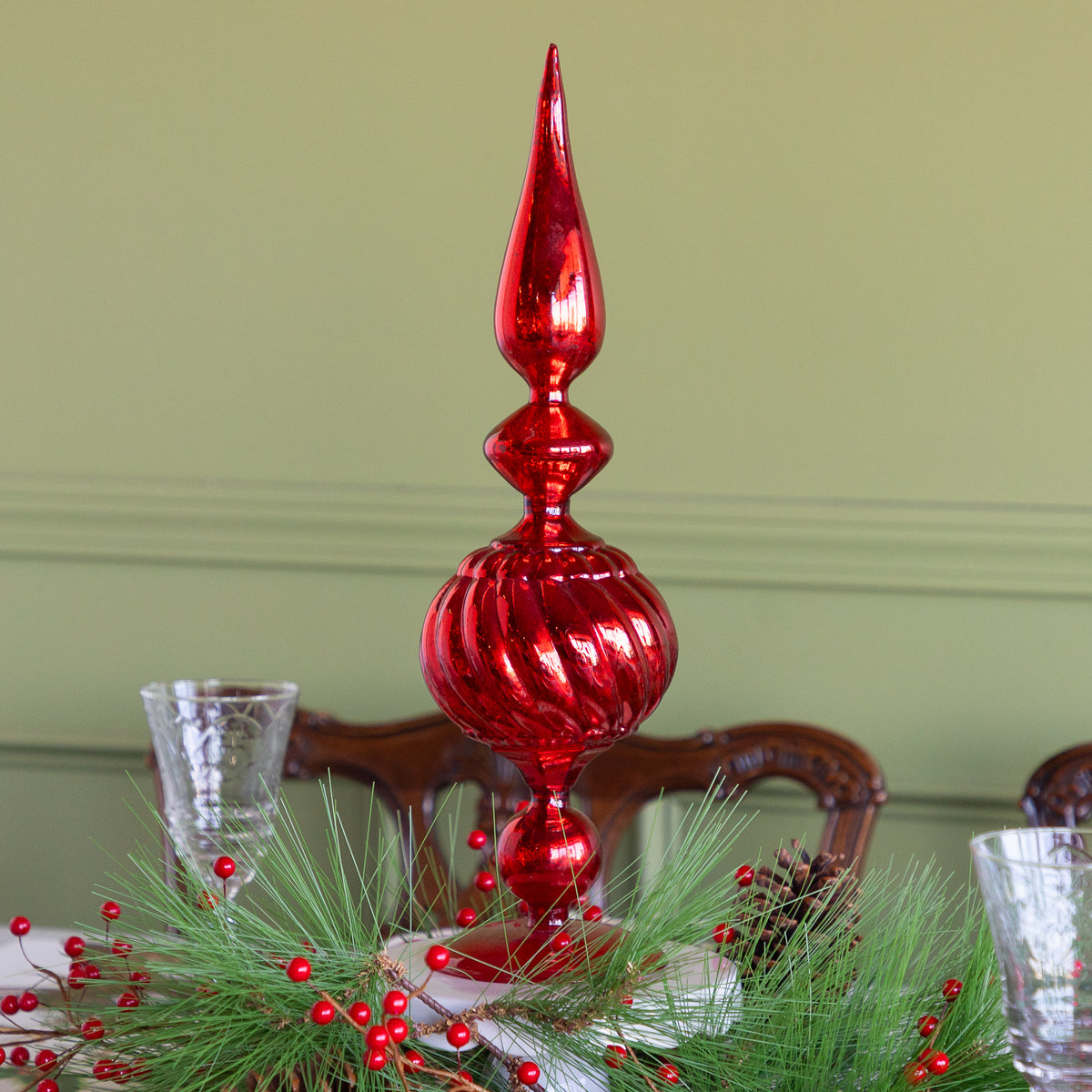 Glass Finial