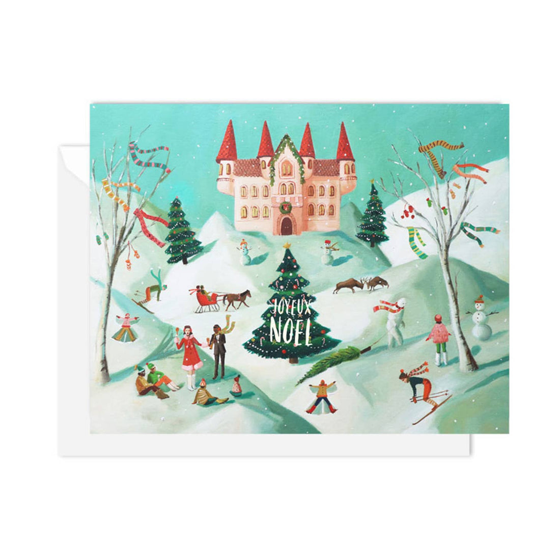 Joyeux Noel Holiday Boxed Set of 8 Cards