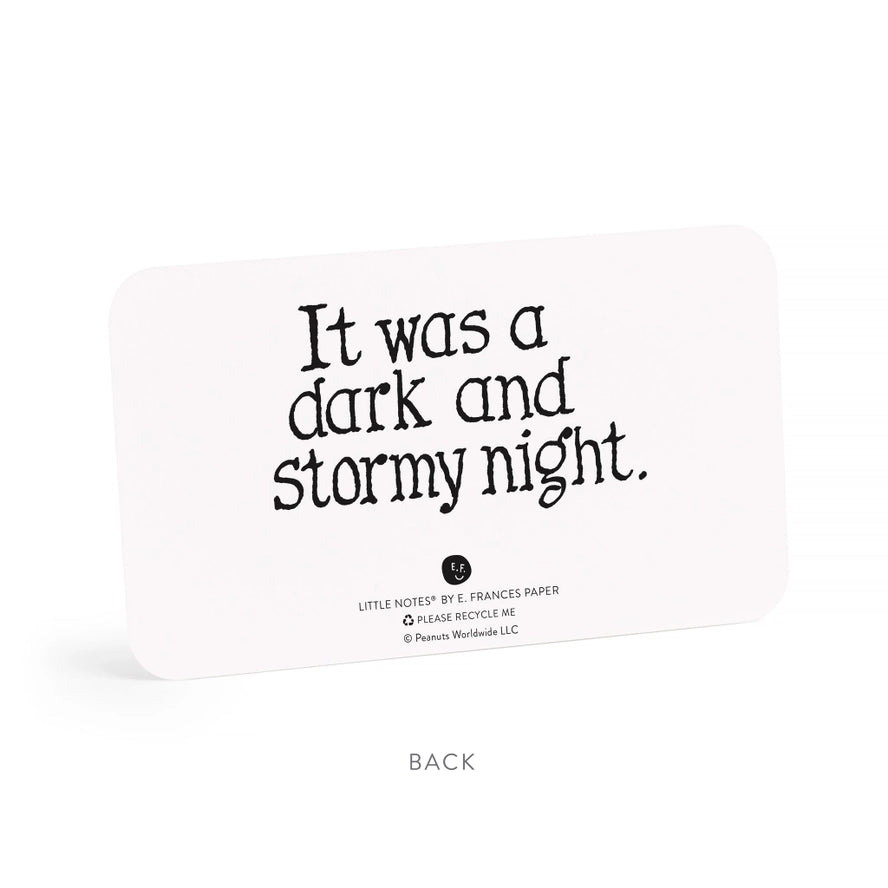 A white rectangular card with rounded corners on a white background, printed with the quote &