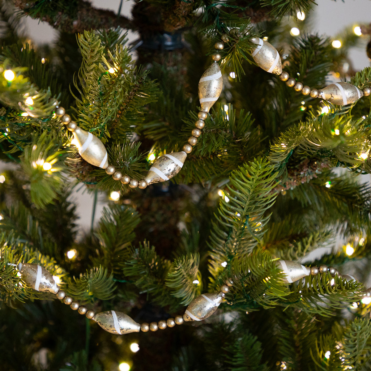 Glass Gold Drop Bead Garland