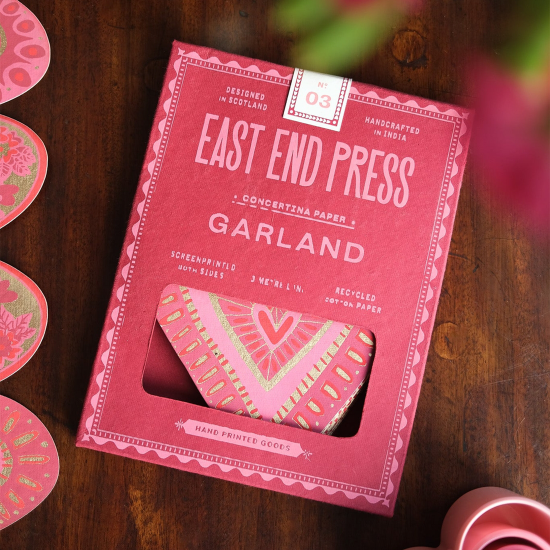 Hearts Concertina Garland